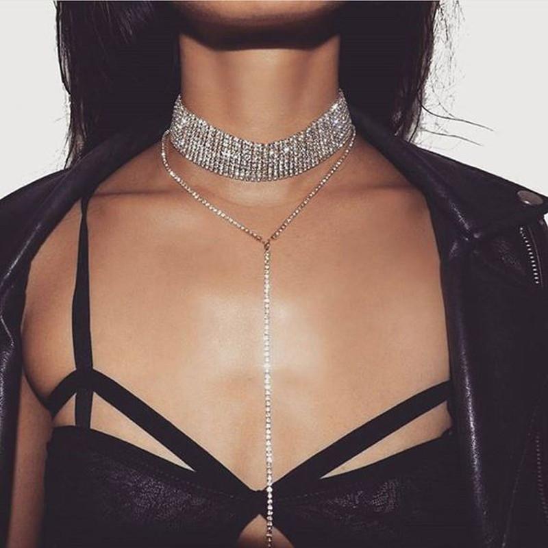 Rhinestone Choker