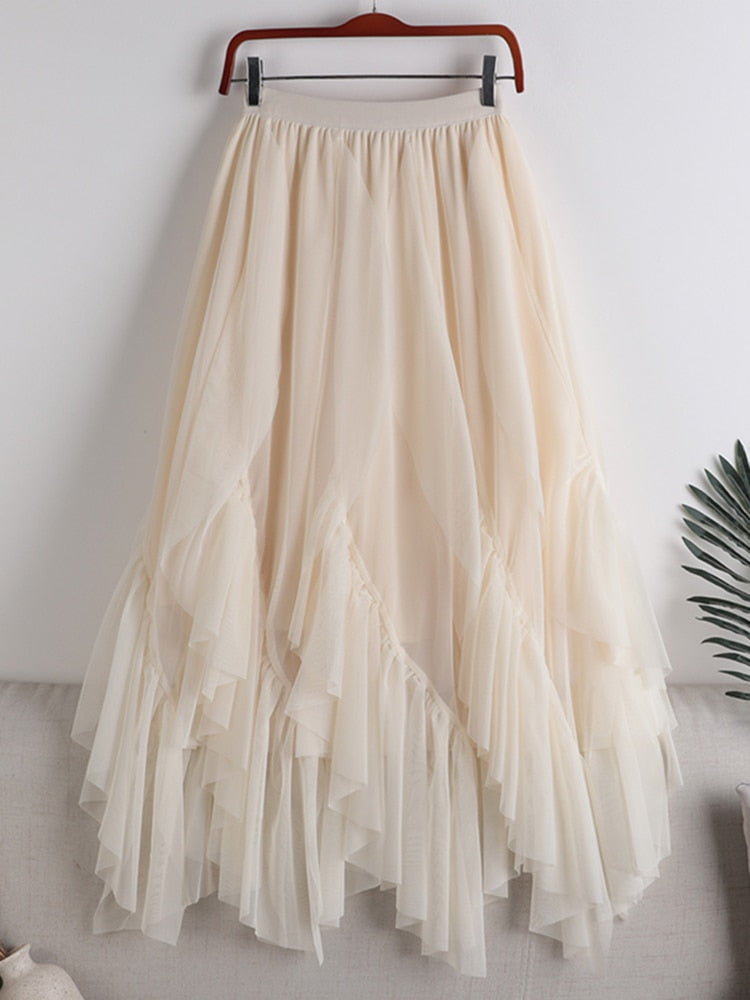 Kelin Tulle Long Skirt