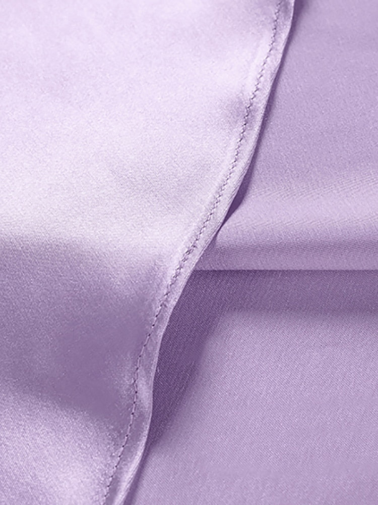 Irma Satin Silk Midi Skirt