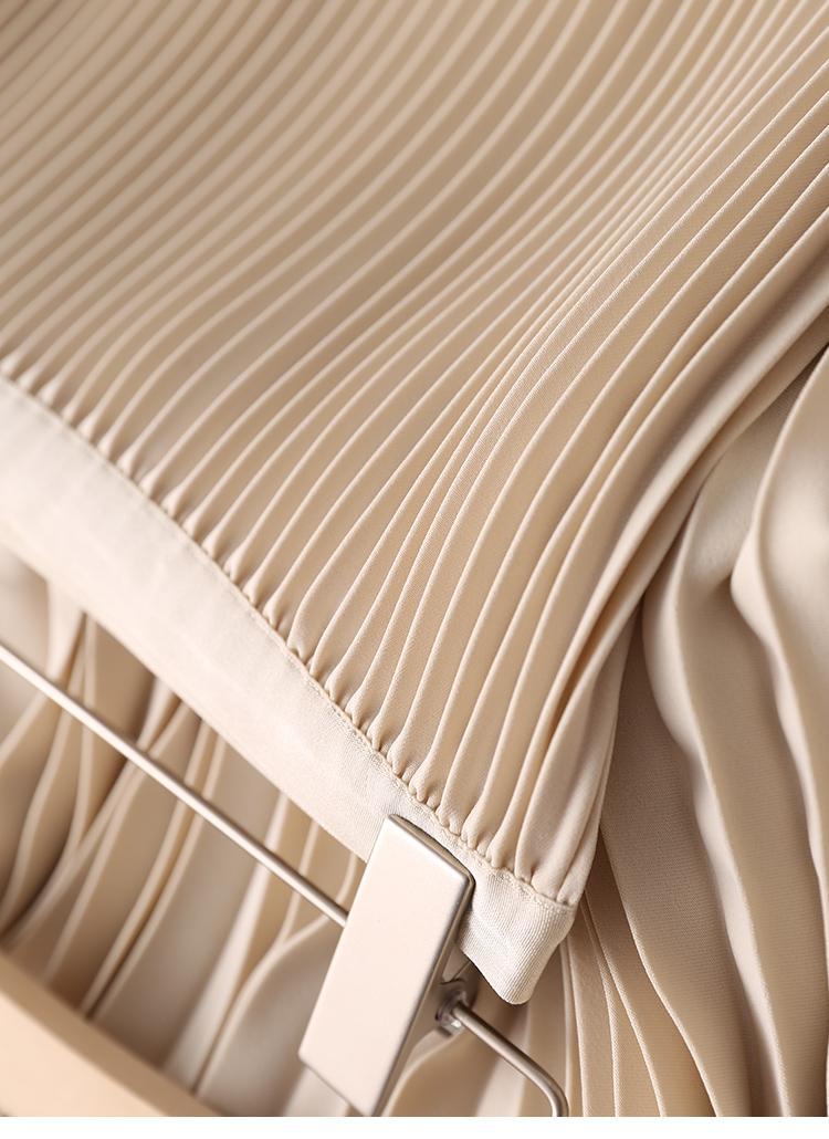 Long Pleated Skirt