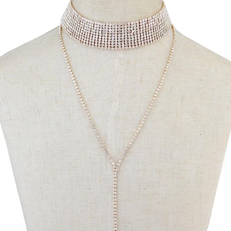 Rhinestone Choker
