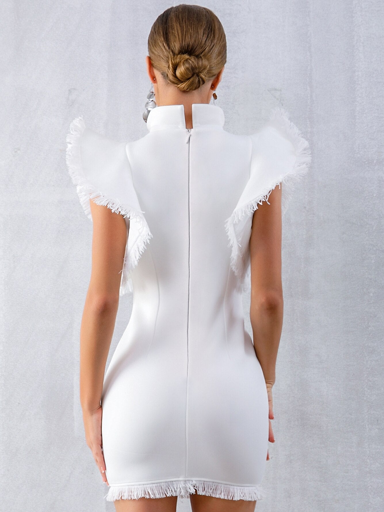 White haven mini dress