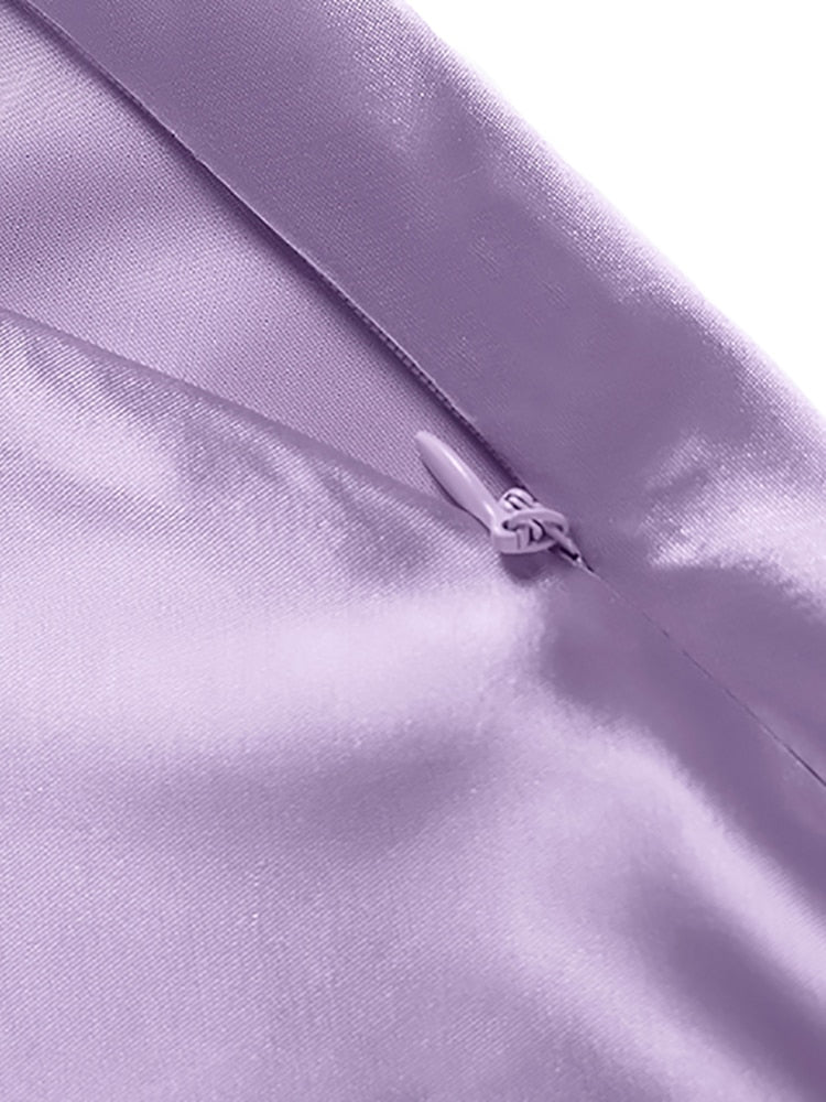 Irma Satin Silk Midi Skirt