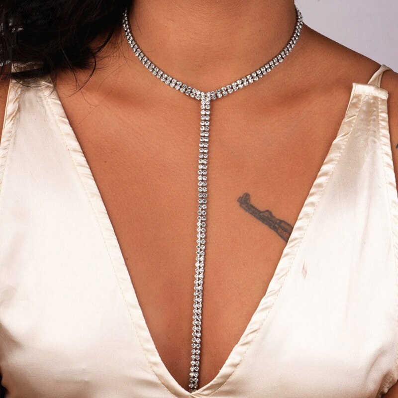 Rhinestone Choker