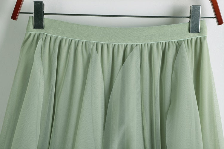 Kelin Tulle Long Skirt