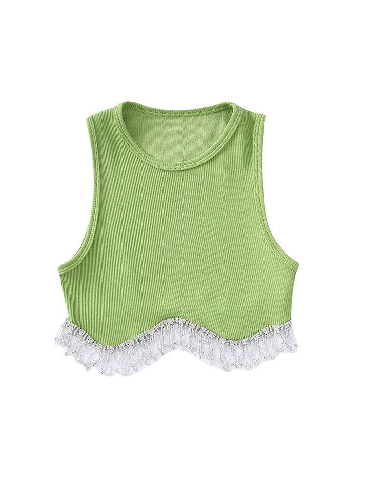 Jenni Crystal Crop Top