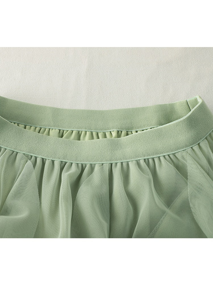 Kelin Tulle Long Skirt