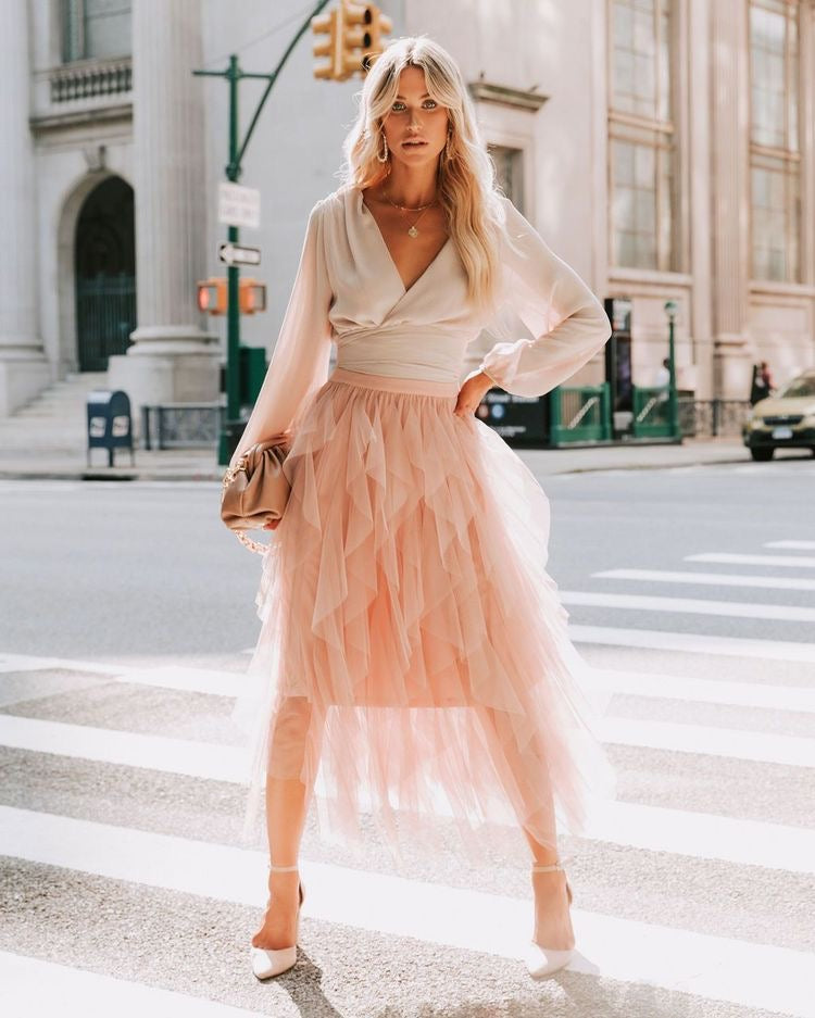 Tutu Tulle Long Maxi Skirt