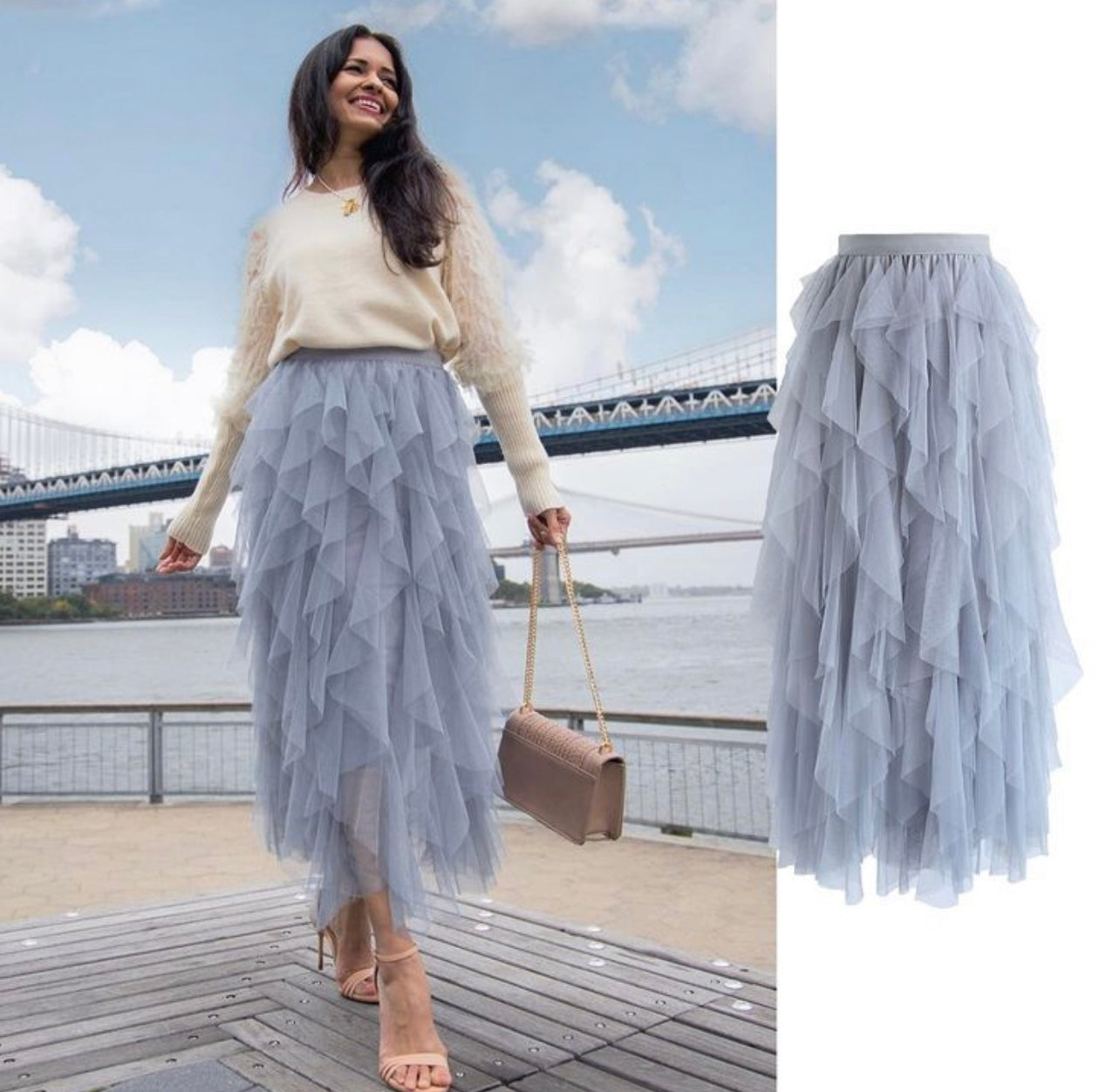 Tutu Tulle Long Maxi Skirt