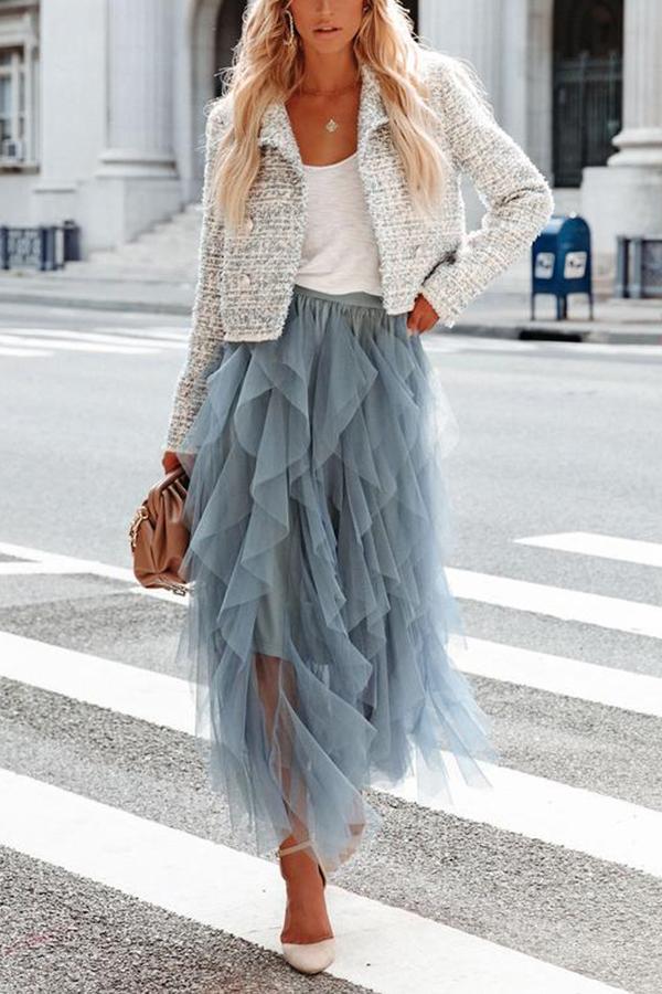 Tutu Tulle Long Maxi Skirt