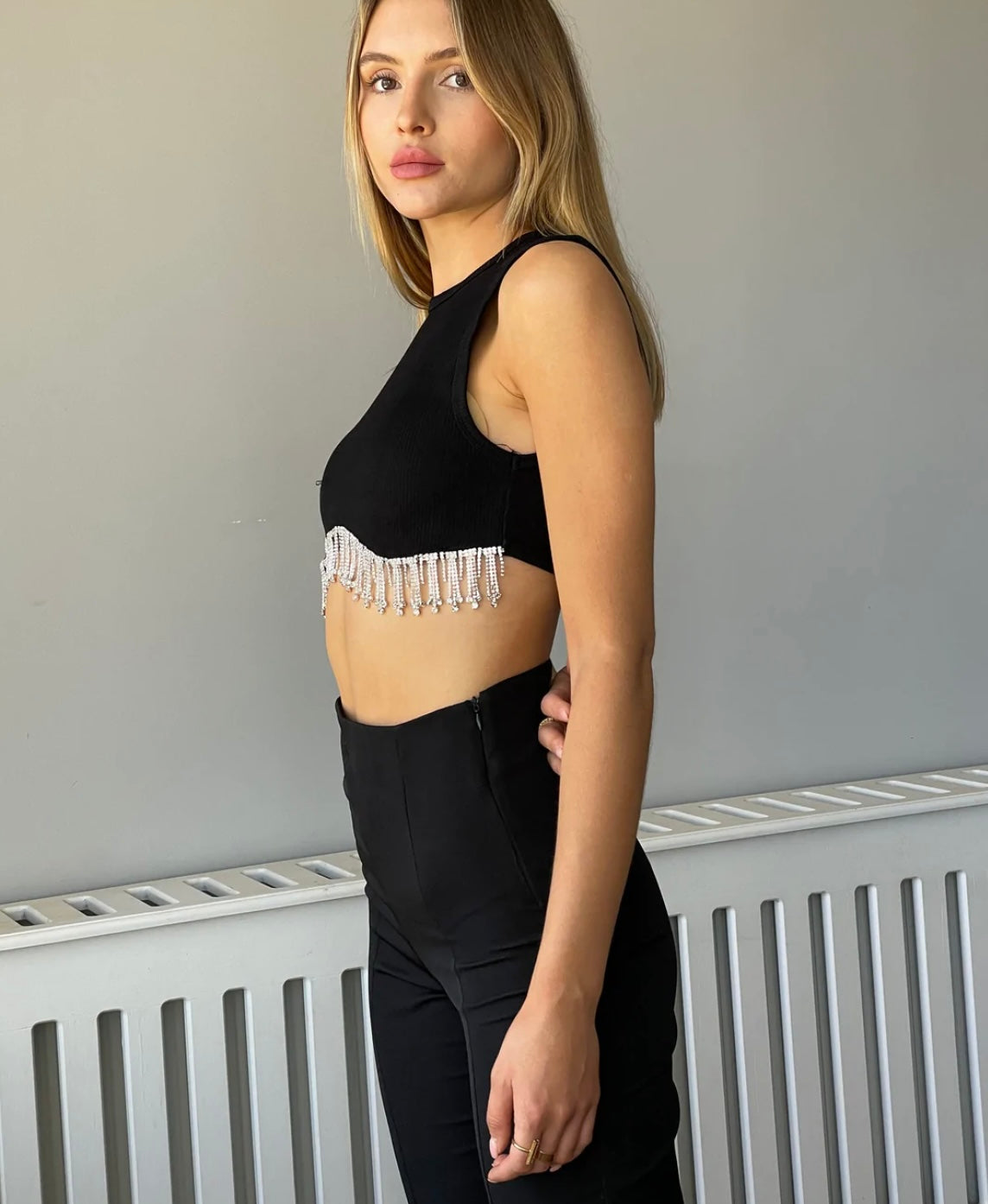 Jenni Crystal Crop Top