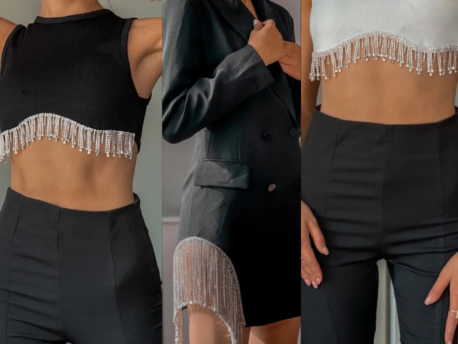 Jenni Crystal Crop Top