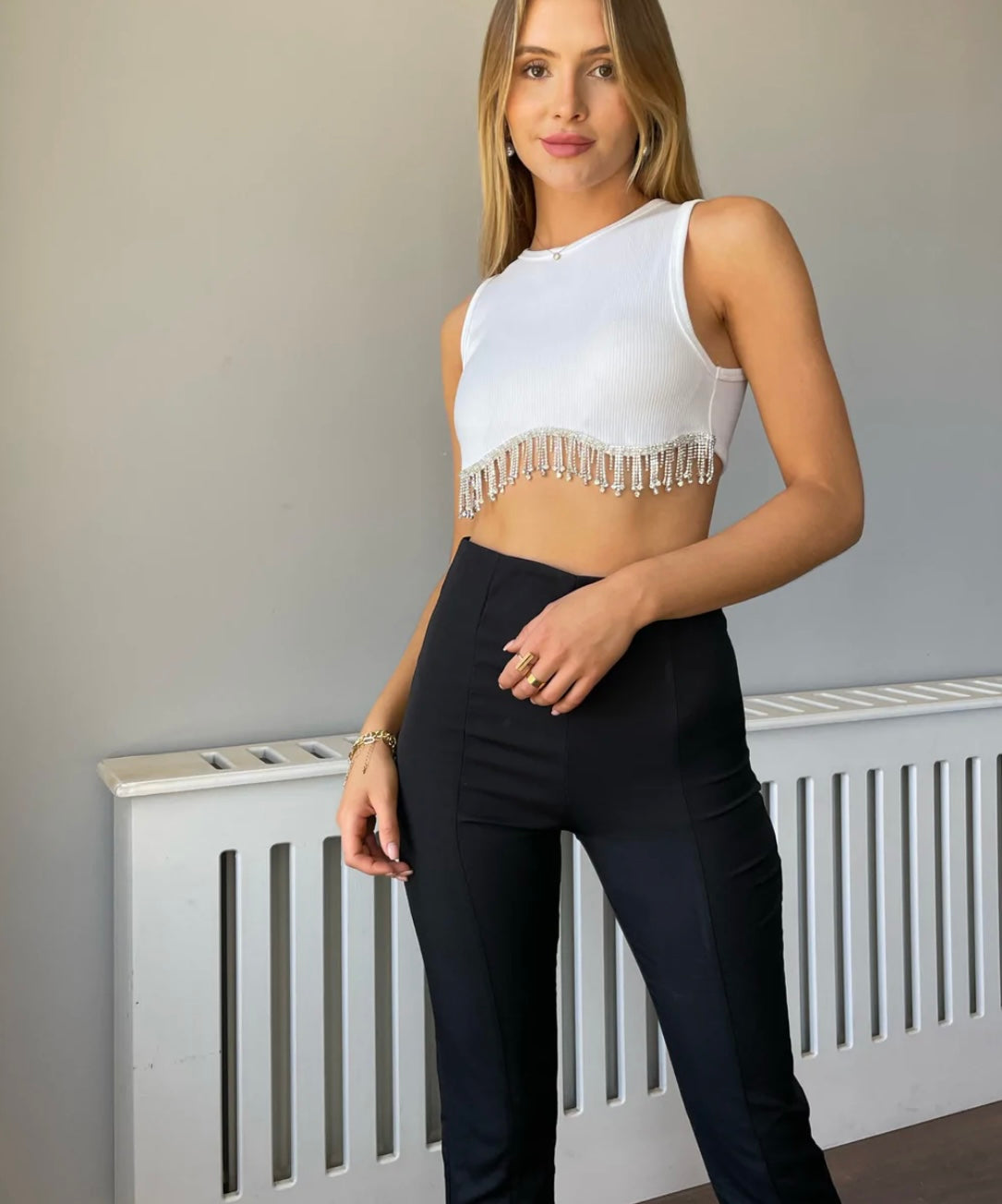 Jenni Crystal Crop Top