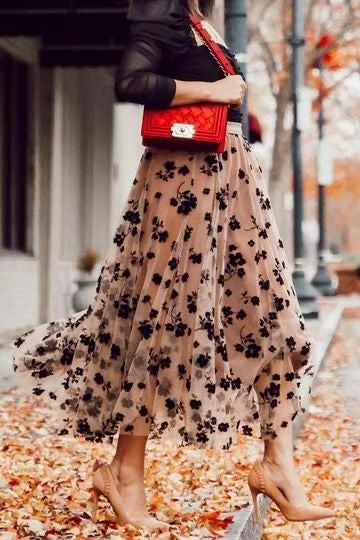 NASIRA 3 Layered Skirt