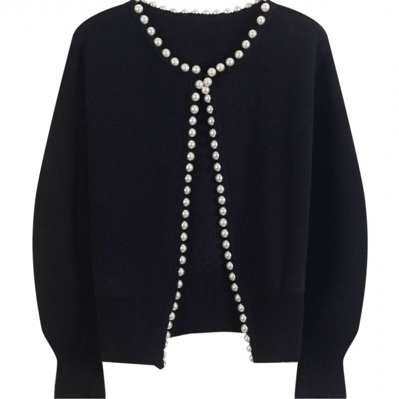 Pearls Cardigan