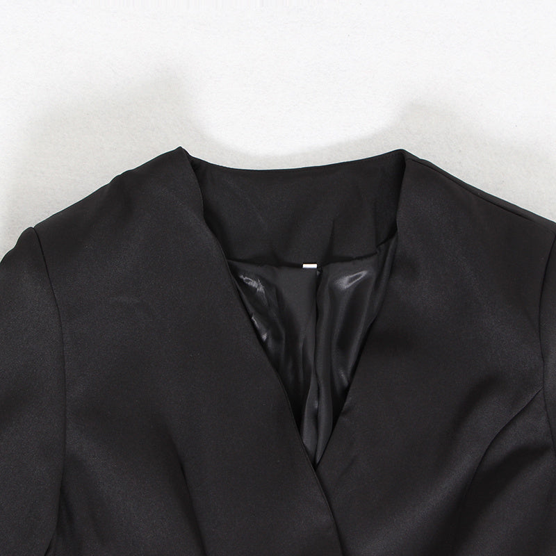 ACES TASSELED BLAZER-DRESS