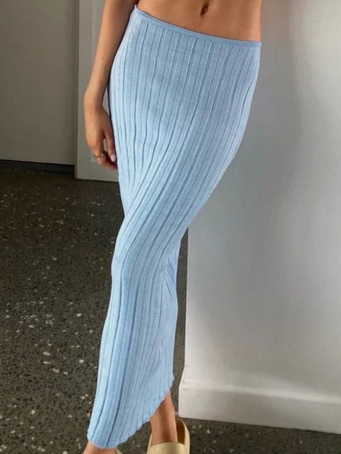 Baha Ribbed Skirt