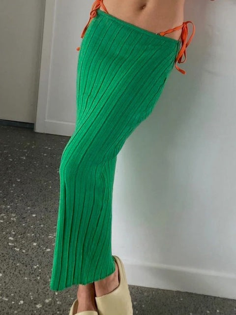 Baha Ribbed Skirt