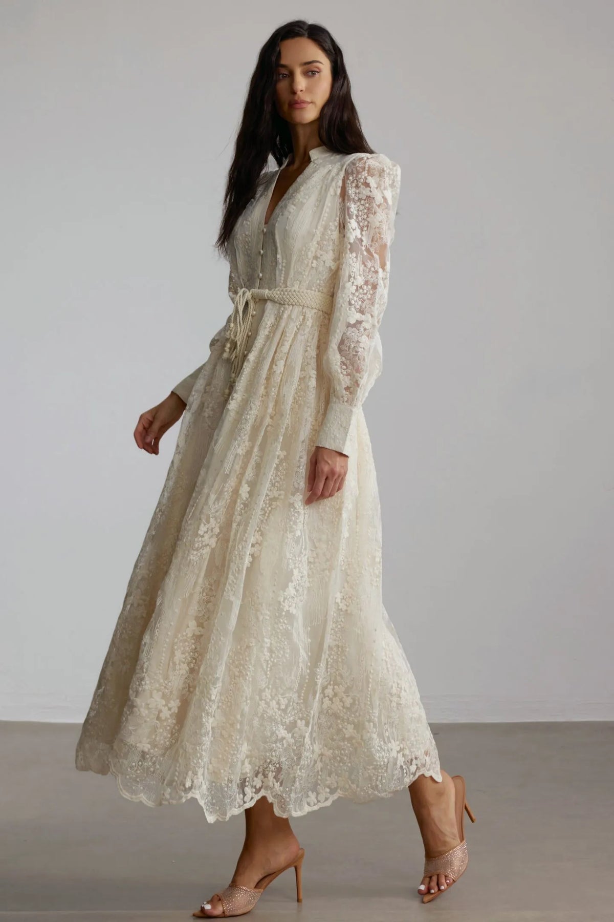 French  Embroidery Dress
