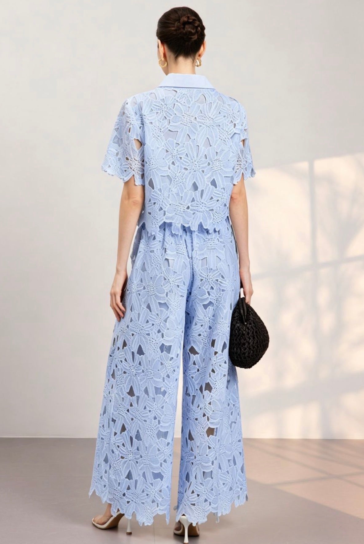 Camille  Top + Wide-leg Pants