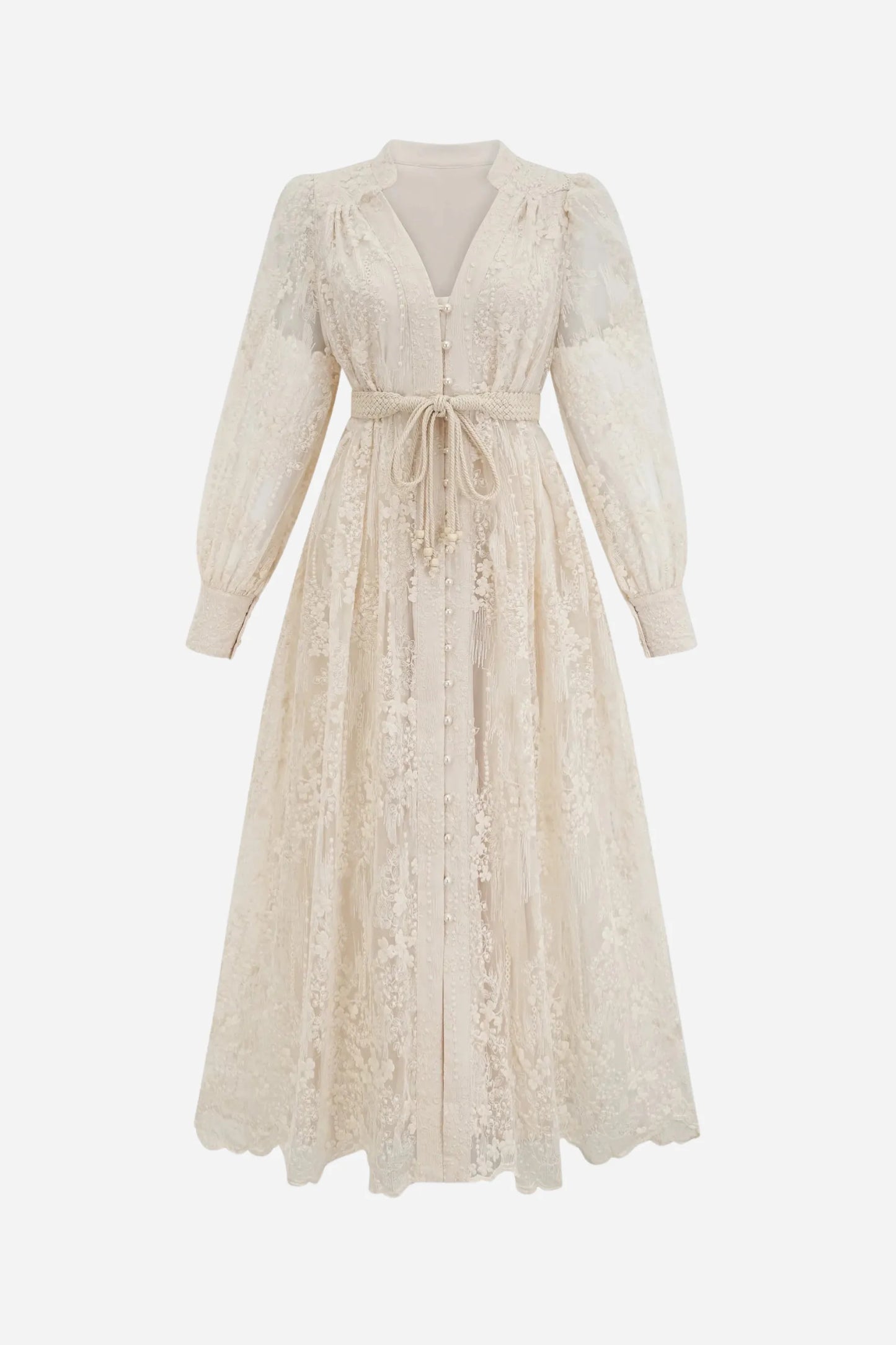 French  Embroidery Dress