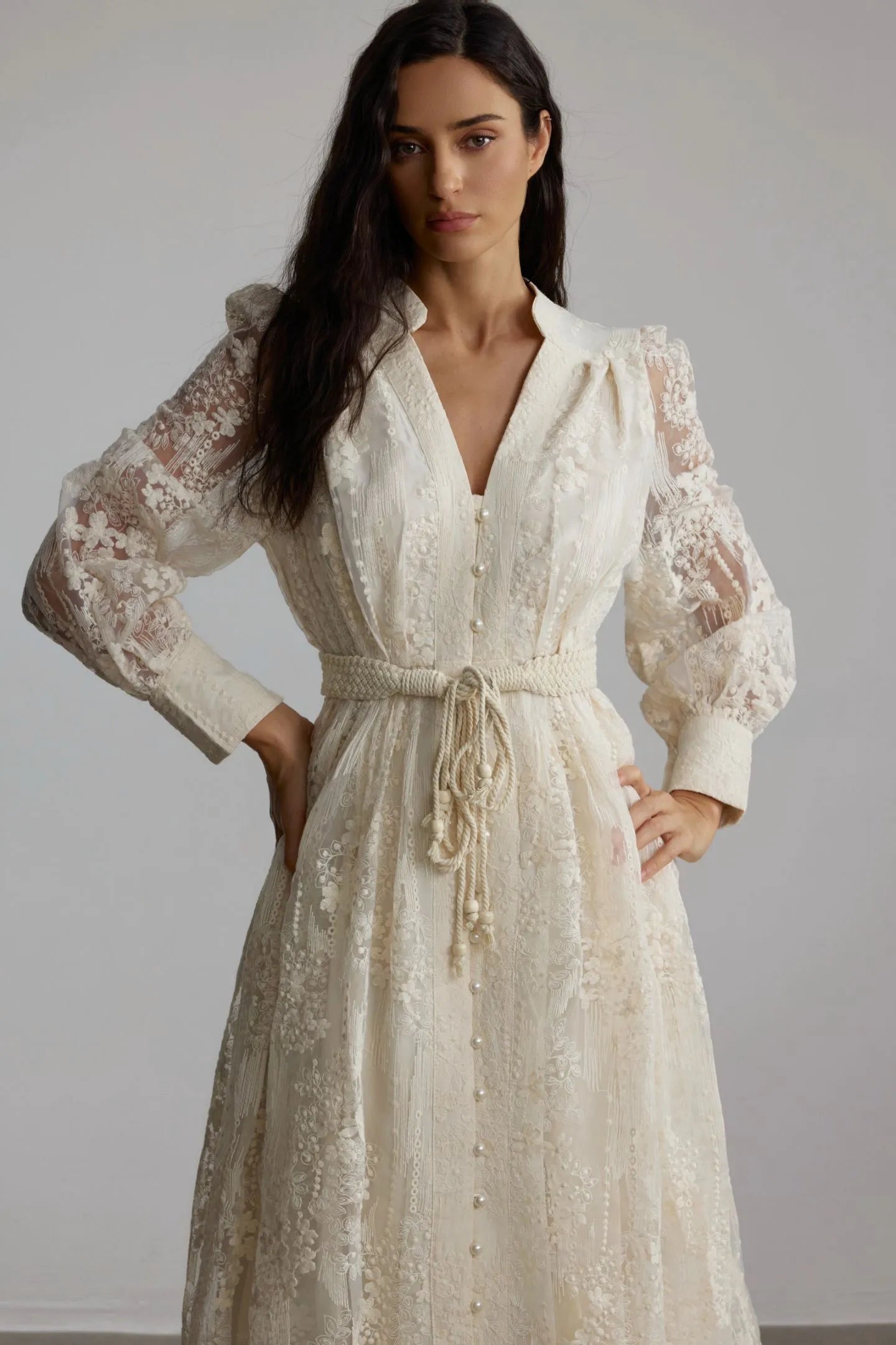 French  Embroidery Dress