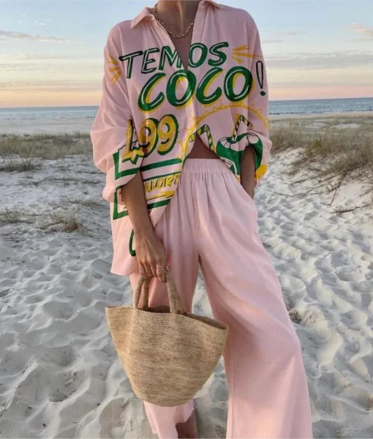 Alan Print Two Piece Set