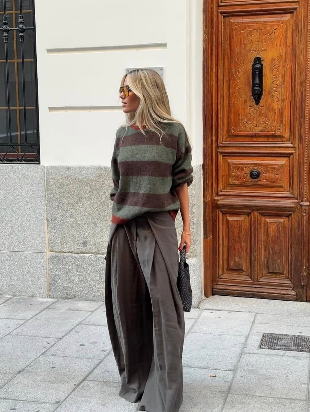 Vertical Pleated Trousers