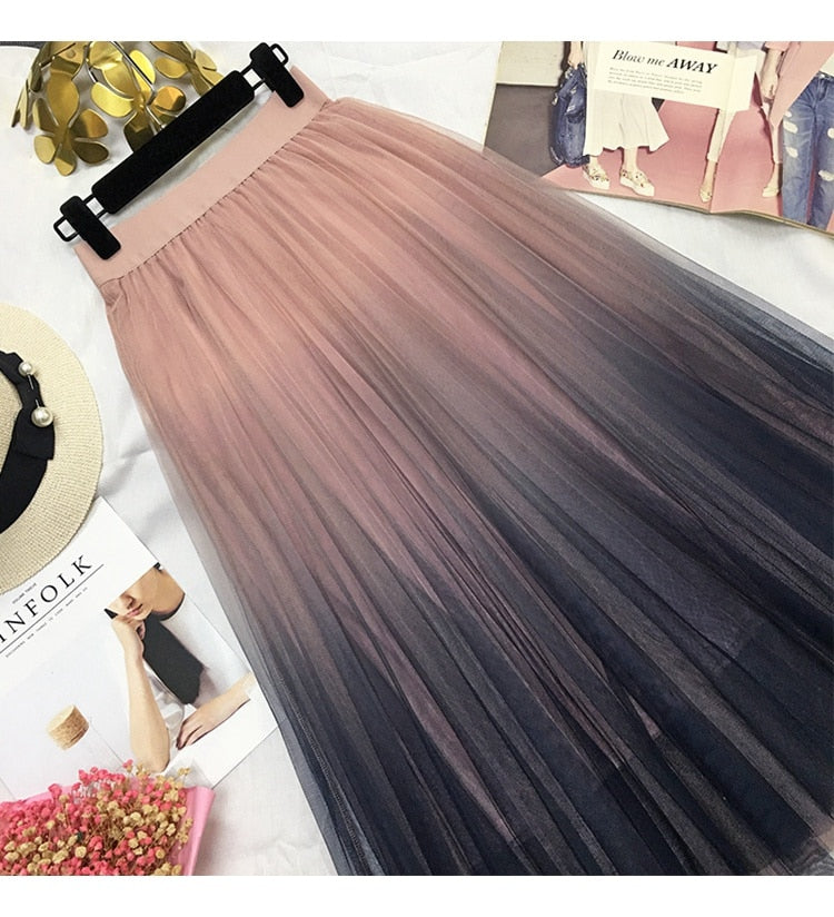 CIARE  Long Tulle Skirts