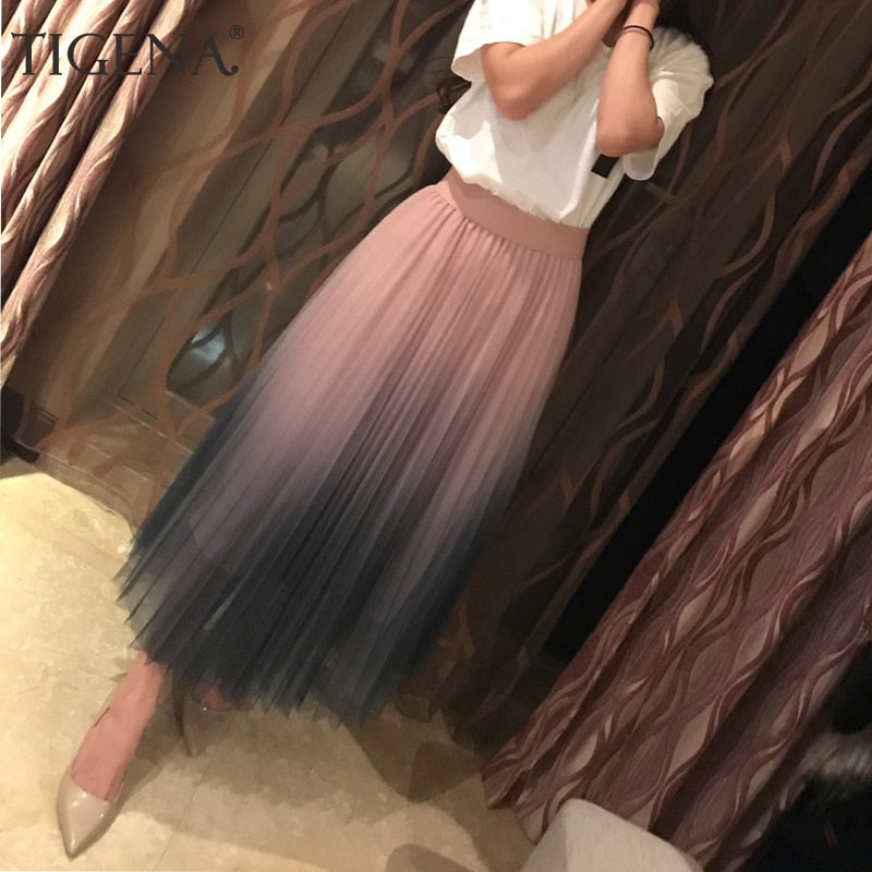 CIARE  Long Tulle Skirts