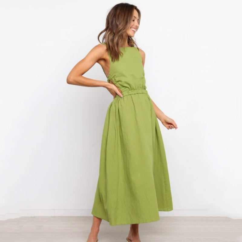 Amanda Backless Dress