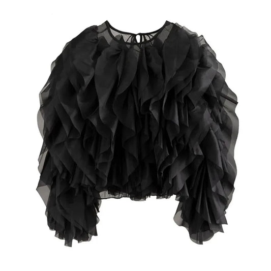 KALARA Ruffle Shirt