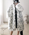 Zalina Faux Fox Fur Coat