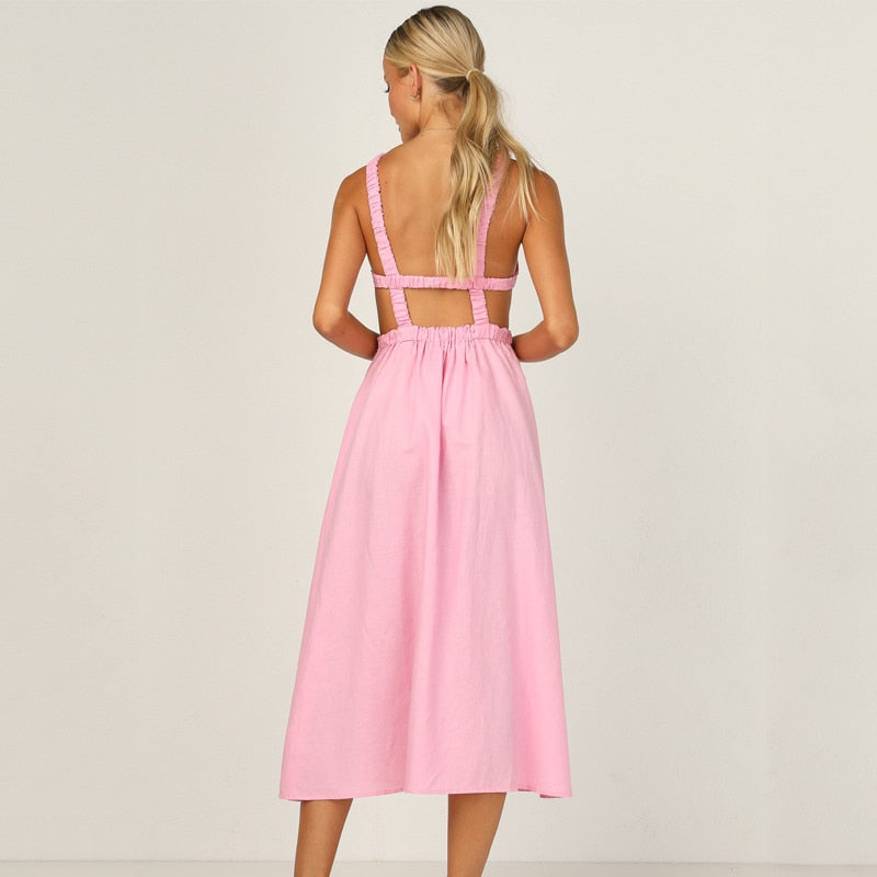 Amanda Backless Dress