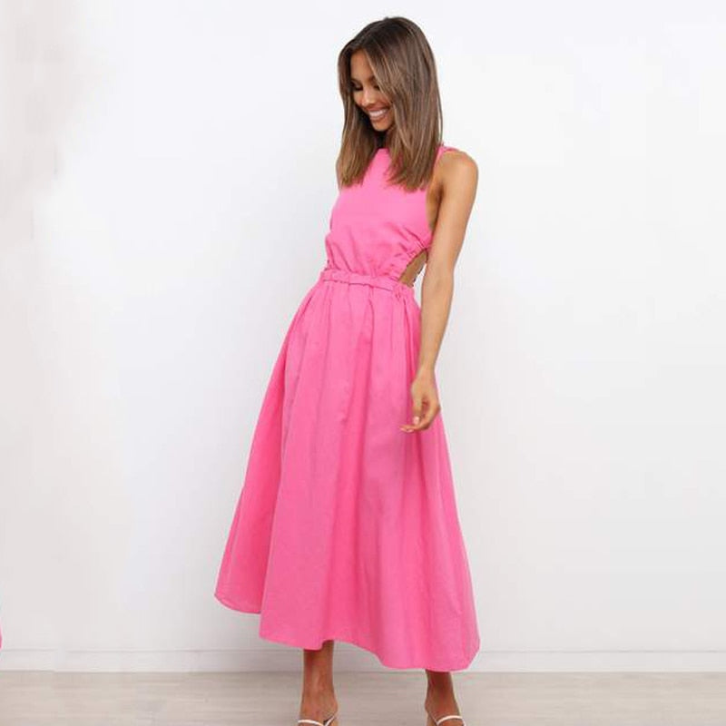 Amanda Backless Dress