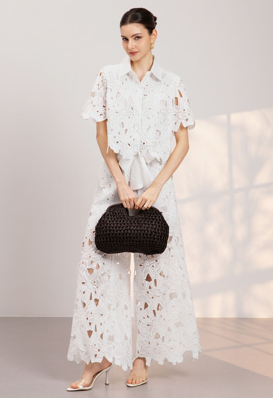 Camille  Top + Wide-leg Pants
