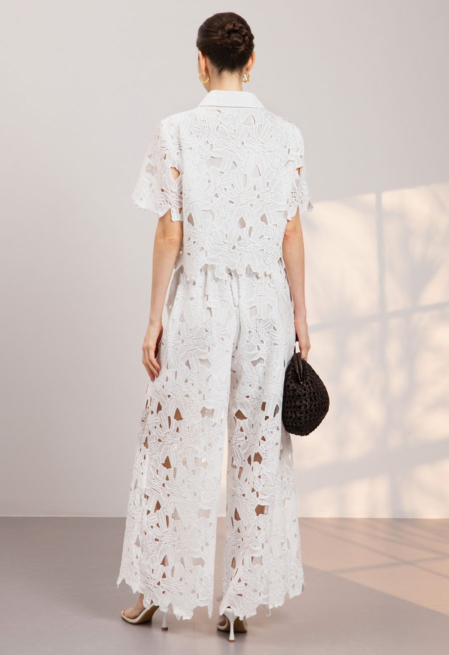 Camille  Top + Wide-leg Pants