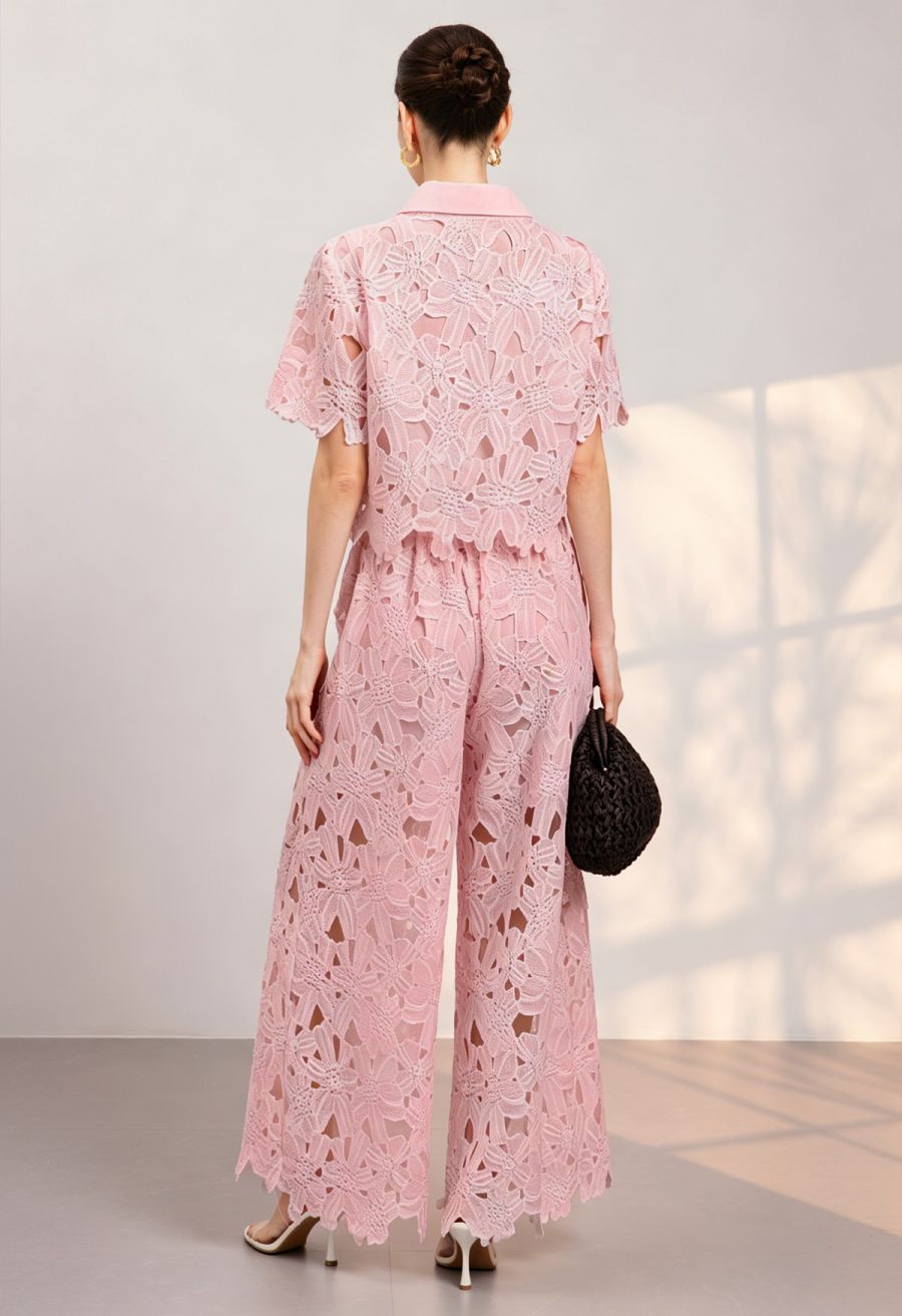 Camille  Top + Wide-leg Pants