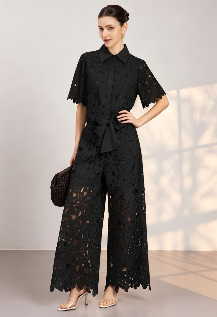 Camille  Top + Wide-leg Pants