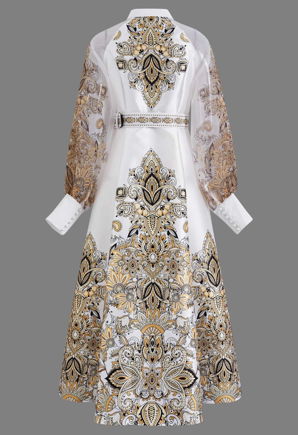 Paisley Printing Maxi Dress