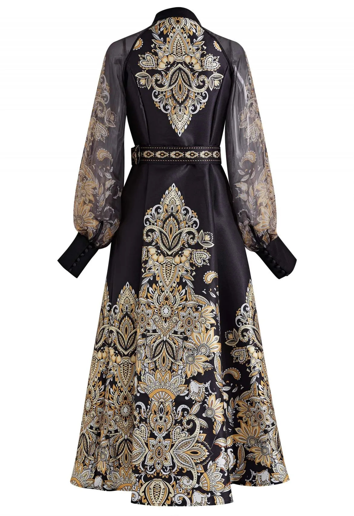 Paisley Printing Maxi Dress