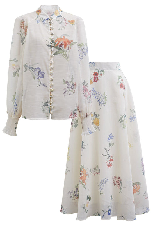 Floral Two Piece Set