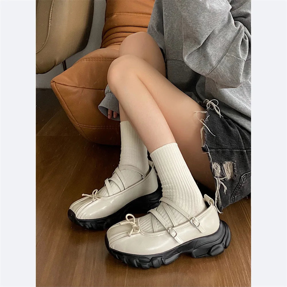 Mary Jane Sneakers Shoes