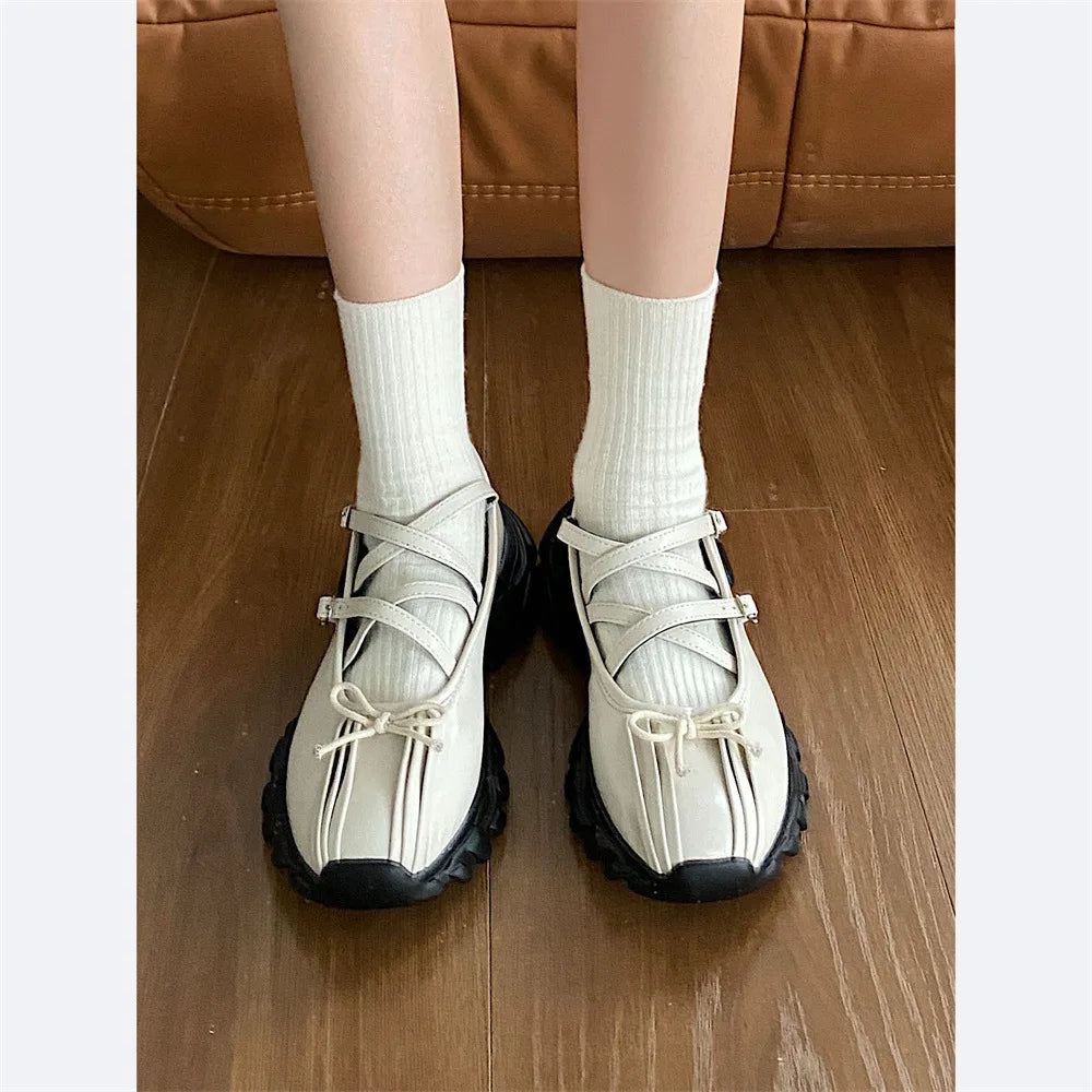 Mary Jane Sneakers Shoes