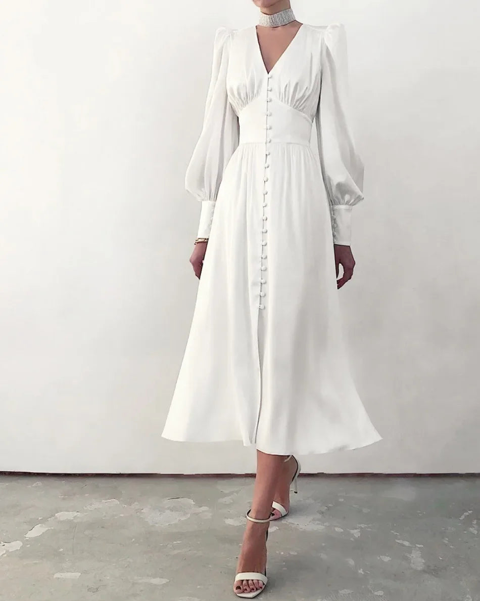 Khalesia Single Breasted  Dress
