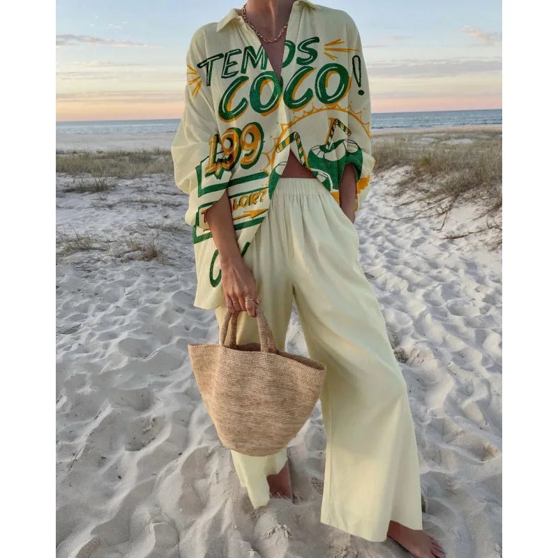 Alan Print Two Piece Set