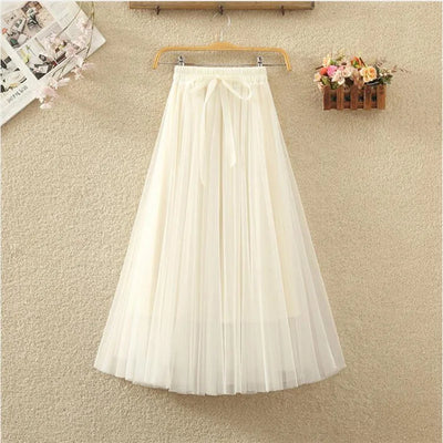 Kerin Tulle Long Skirt