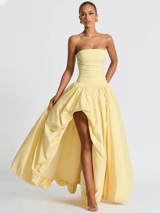 Julian Off-shoulder Strapless Maxi Dress