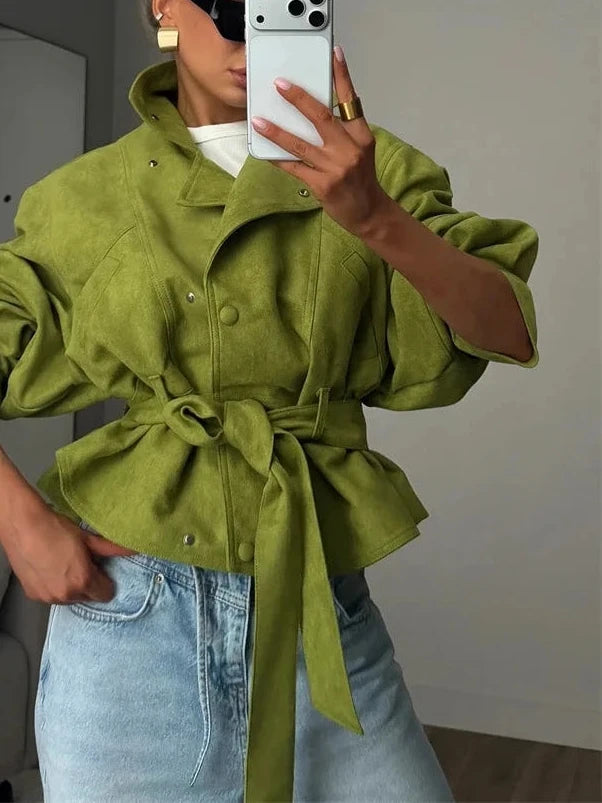 Suede Streetwear Jacket