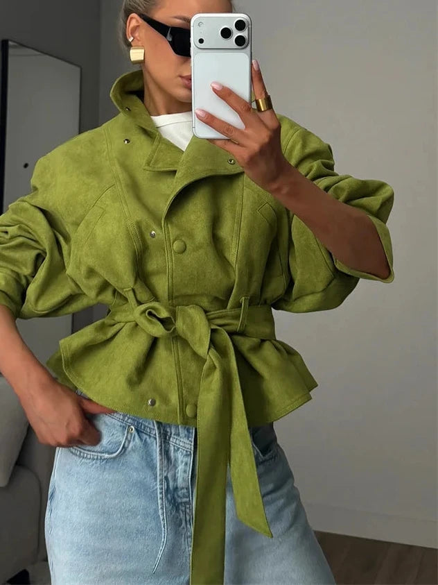 Suede Streetwear Jacket